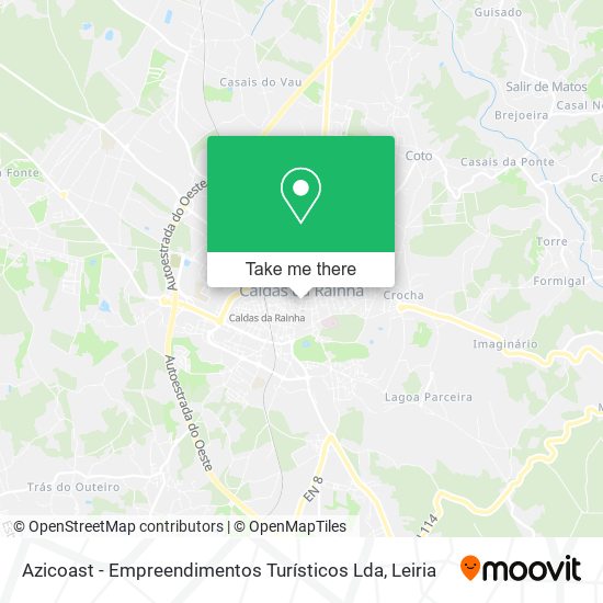 Azicoast - Empreendimentos Turísticos Lda mapa
