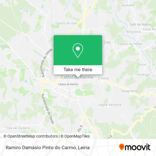 Ramiro Damásio Pinto do Carmo map