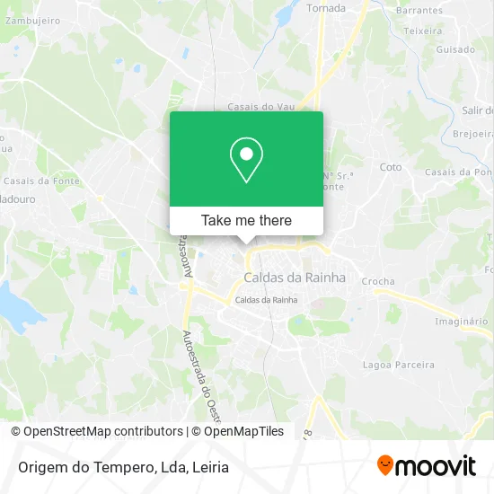 Origem do Tempero, Lda map