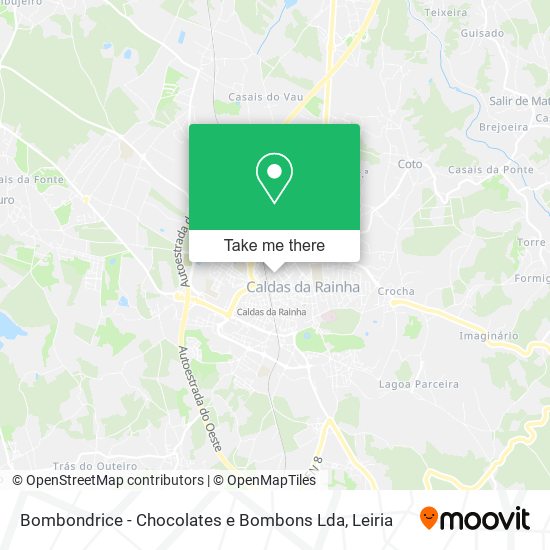 Bombondrice - Chocolates e Bombons Lda mapa