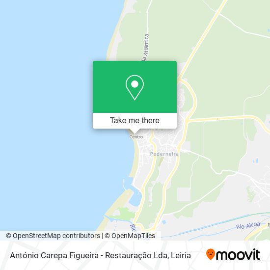 António Carepa Figueira - Restauração Lda mapa