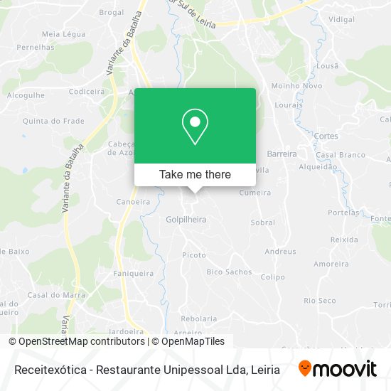 Receitexótica - Restaurante Unipessoal Lda map