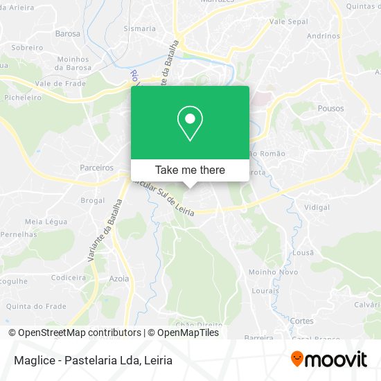 Maglice - Pastelaria Lda mapa