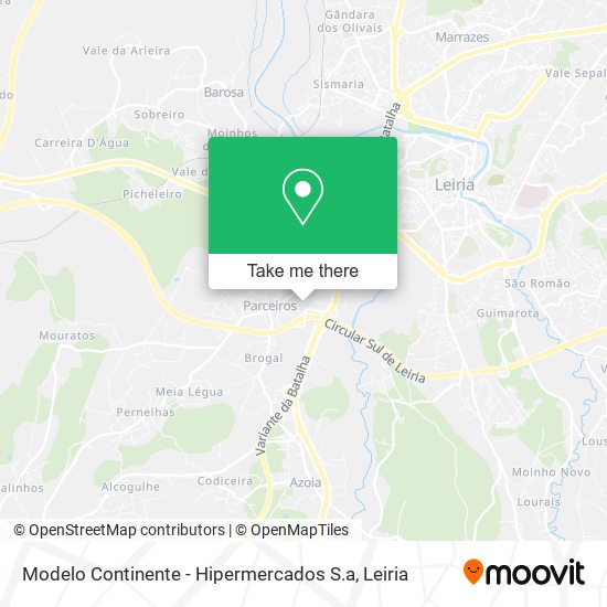 Modelo Continente - Hipermercados S.a map