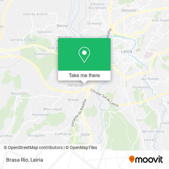 Brasa Rio mapa