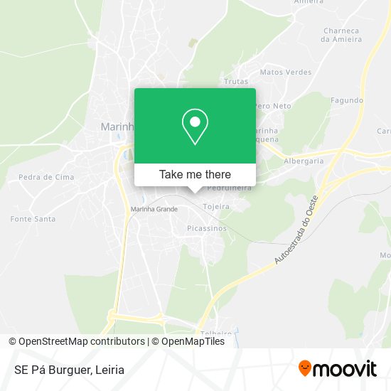 SE Pá Burguer mapa