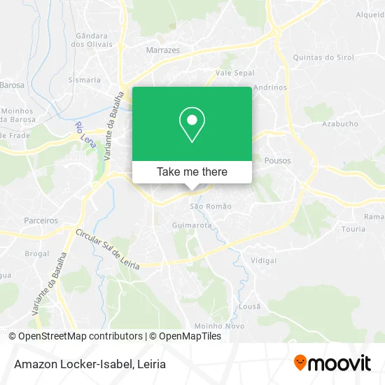 Amazon Locker-Isabel map