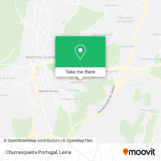 Churrasqueira Portugal mapa