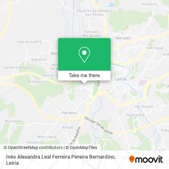 Inês Alexandra Leal Ferreira Pereira Bernardino mapa