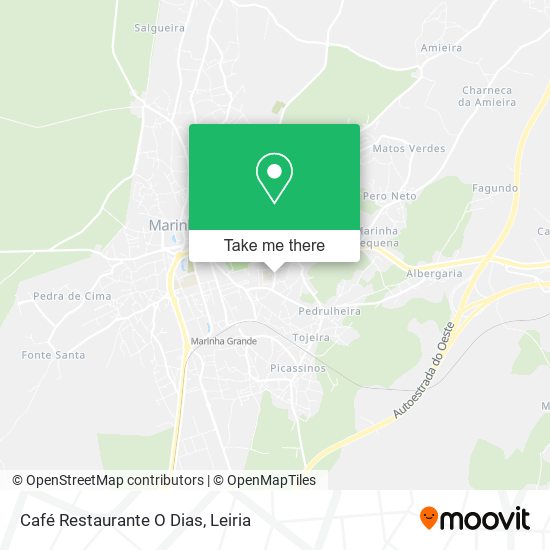 Café Restaurante O Dias map
