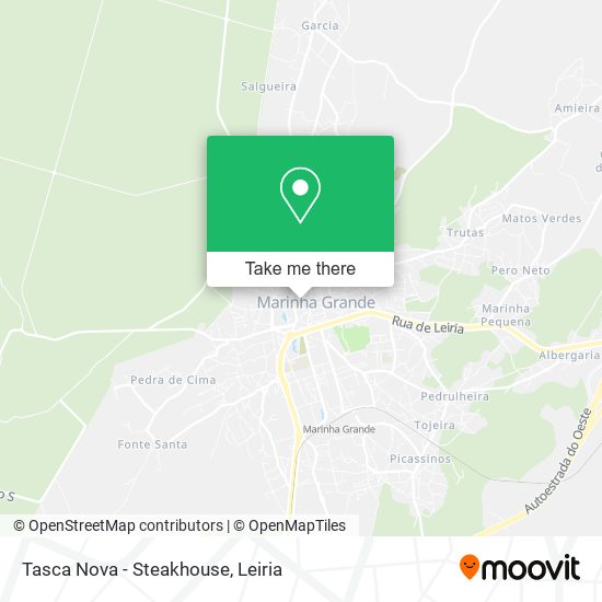 Tasca Nova - Steakhouse mapa