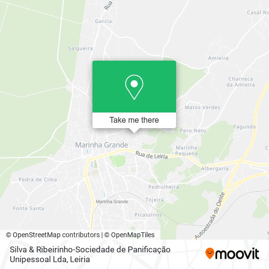 Silva & Ribeirinho-Sociedade de Panificação Unipessoal Lda mapa