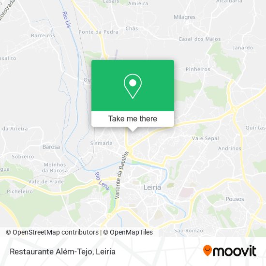 Restaurante Além-Tejo map