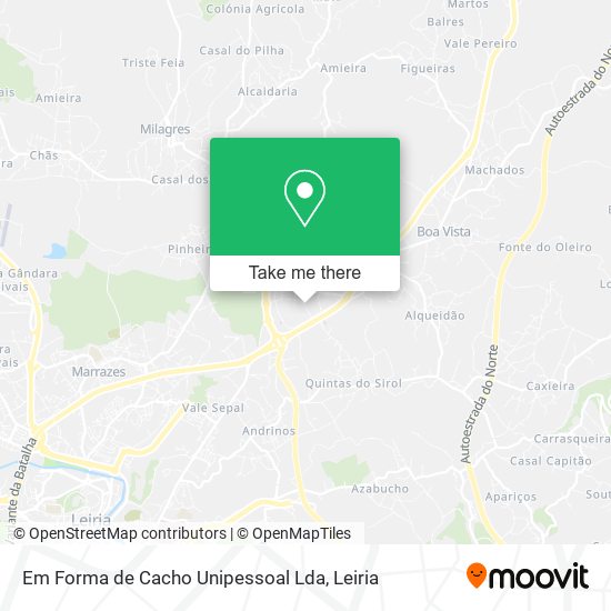 Em Forma de Cacho Unipessoal Lda mapa