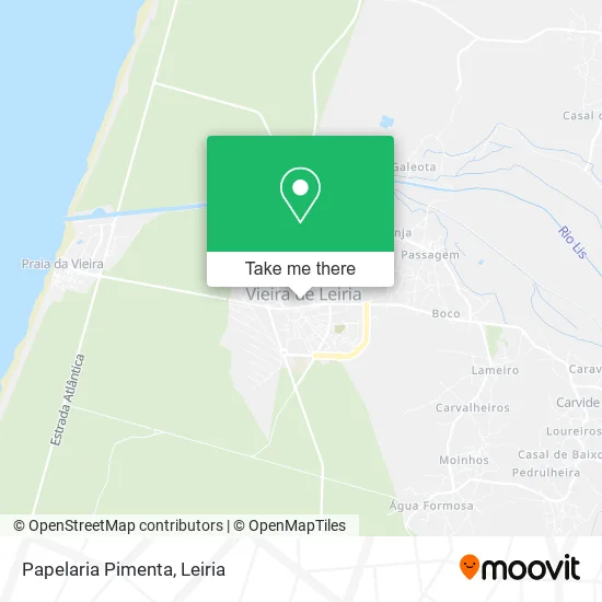 Papelaria Pimenta map