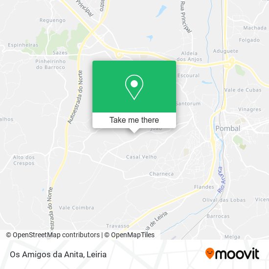 Os Amigos da Anita mapa