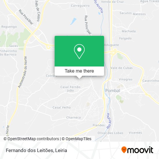 Fernando dos Leitões map