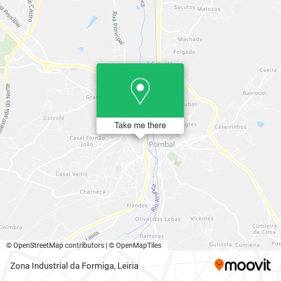 Zona Industrial da Formiga map