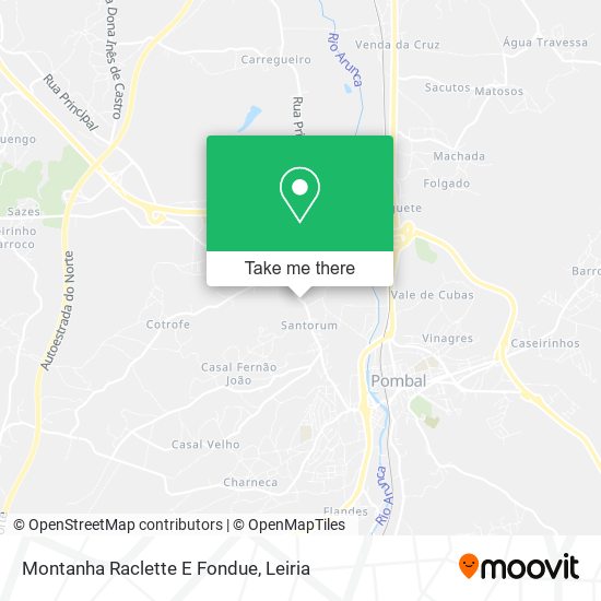 Montanha Raclette E Fondue map