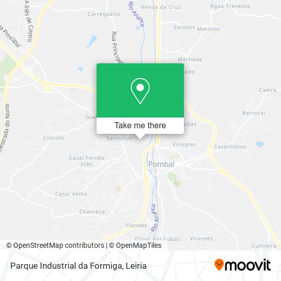 Parque Industrial da Formiga map