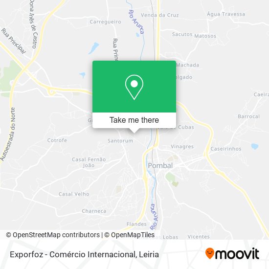 Exporfoz - Comércio Internacional mapa