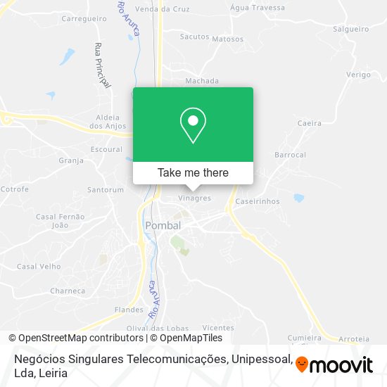 Negócios Singulares Telecomunicações, Unipessoal, Lda map