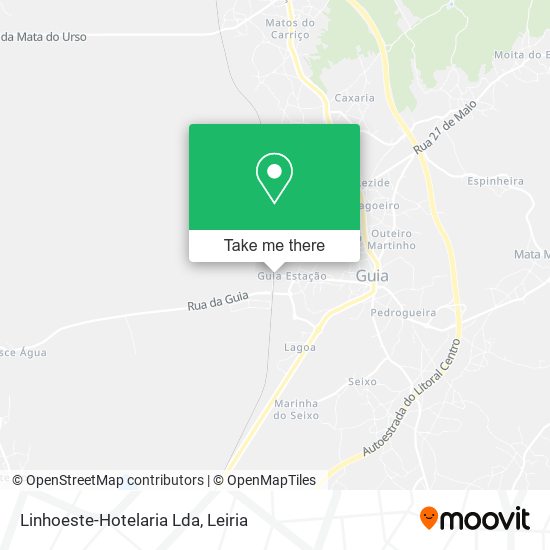 Linhoeste-Hotelaria Lda map