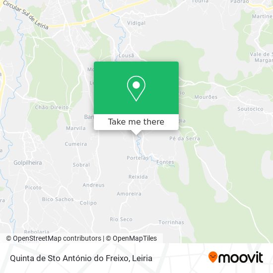 Quinta de Sto António do Freixo map