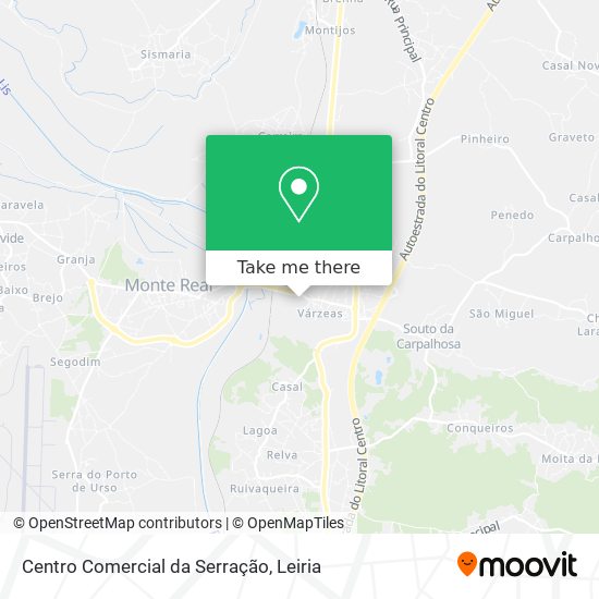 Centro Comercial da Serração map