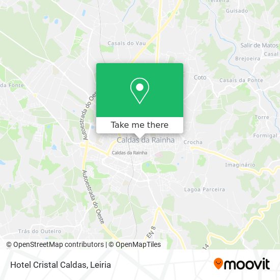 Hotel Cristal Caldas mapa