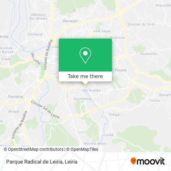 Parque Radical de Leiria map