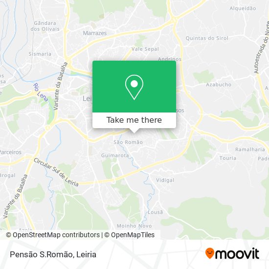 Pensão S.Romão mapa
