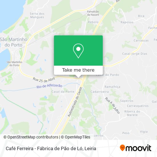 Café Ferreira - Fábrica de Pão de Ló map