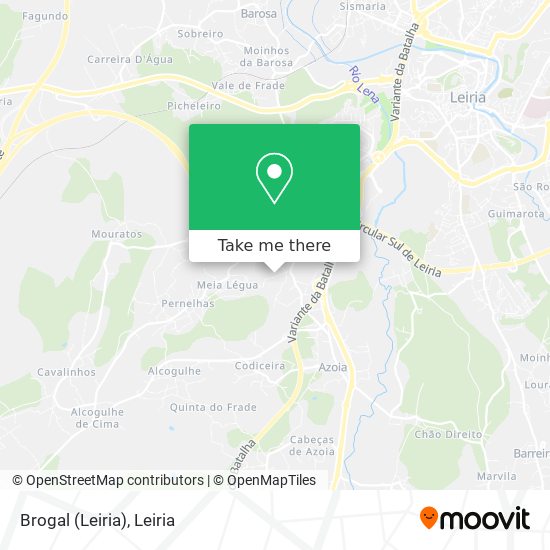 Brogal (Leiria) map