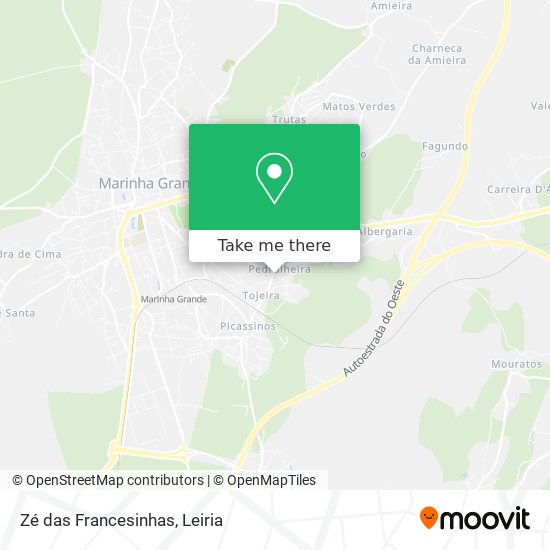 Zé das Francesinhas map