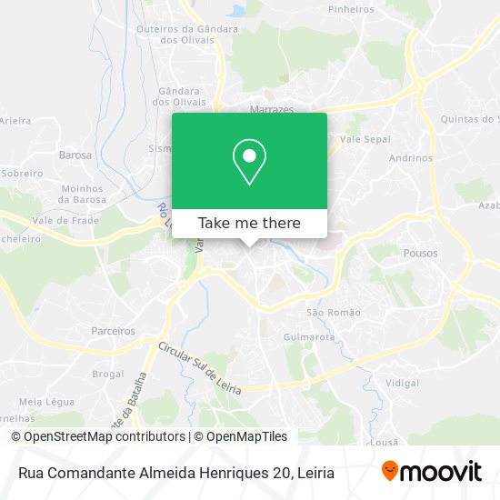 Rua Comandante Almeida Henriques 20 map