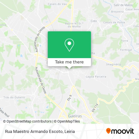 Rua Maestro Armando Escoto mapa