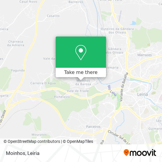 Moinhos map