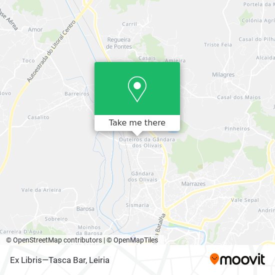 Ex Libris—Tasca Bar map