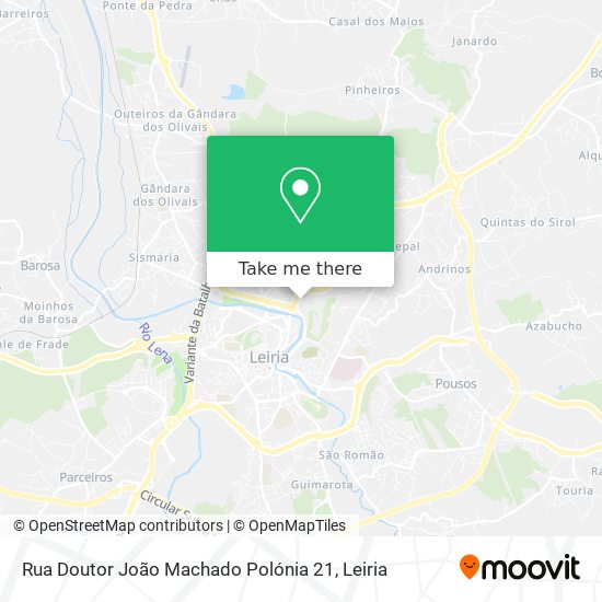 Rua Doutor João Machado Polónia 21 map