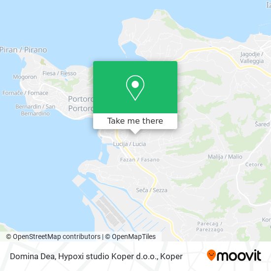 Domina Dea, Hypoxi studio Koper d.o.o. map