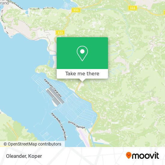 Oleander map