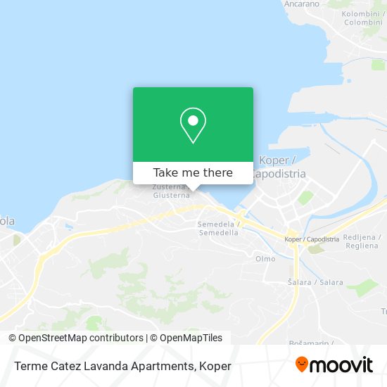 Terme Catez Lavanda Apartments map