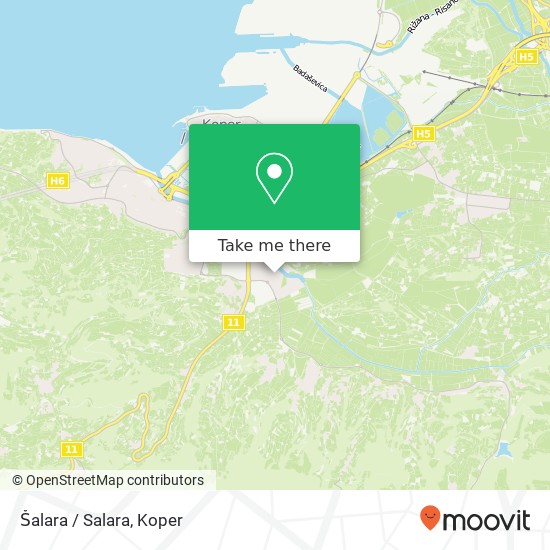 Šalara / Salara map