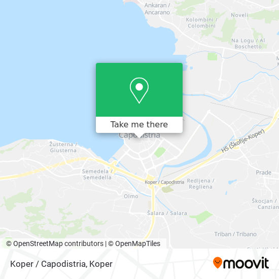 Koper / Capodistria map