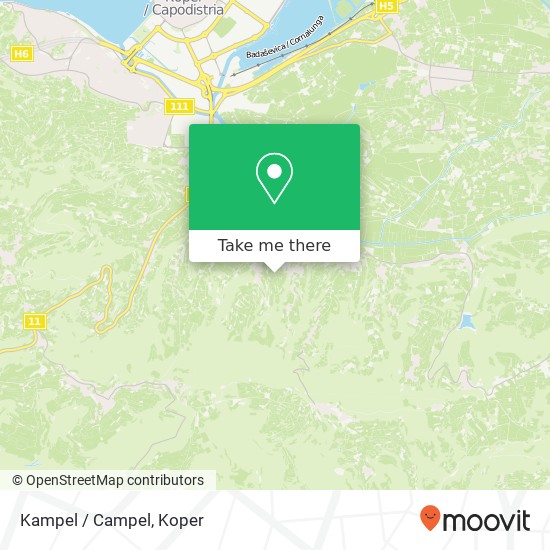 Kampel / Campel map