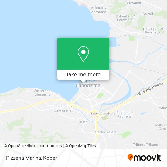 Pizzeria Marina map