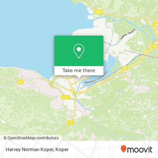 Harvey Norman Koper map