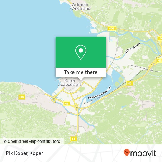 Plk Koper map