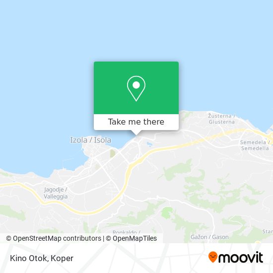 Kino Otok map